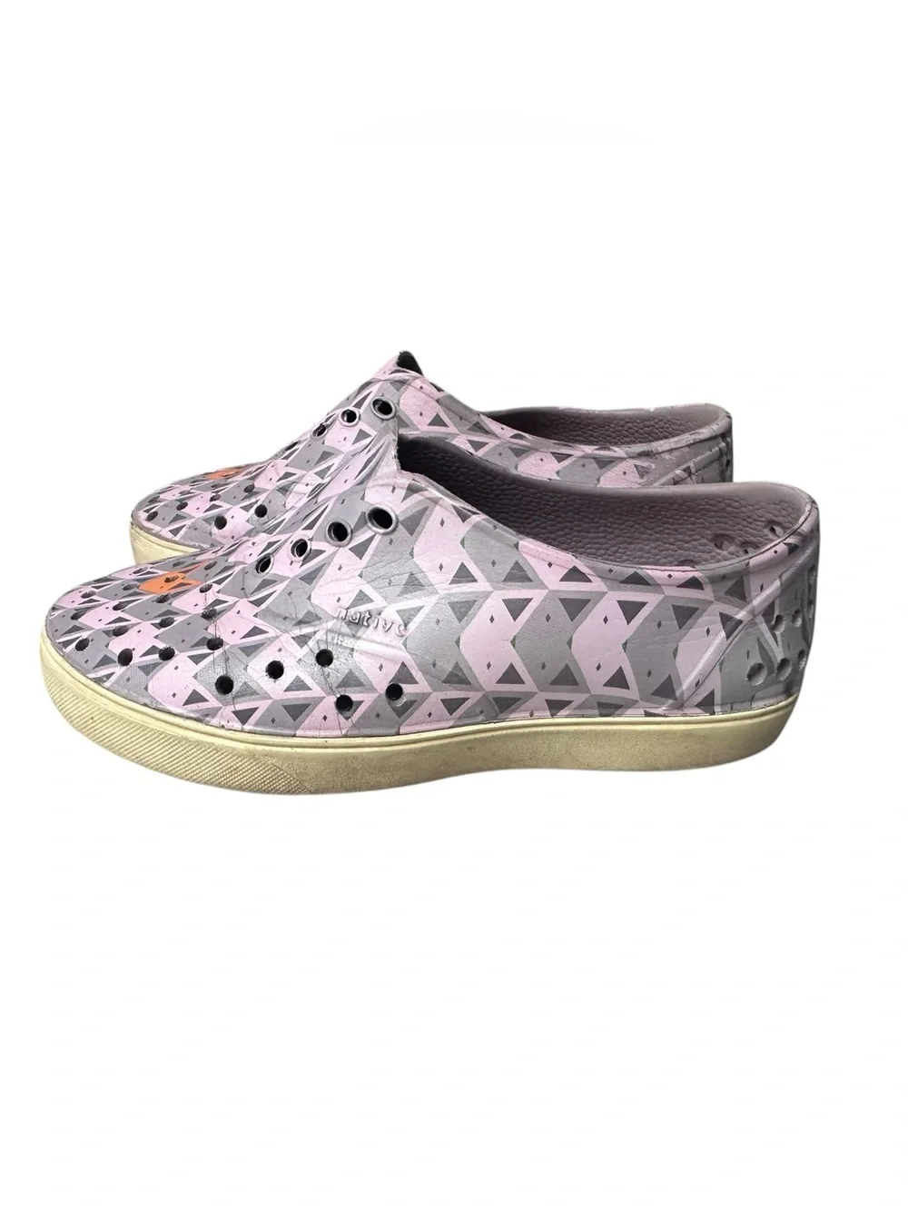 Native Shoes Jefferson Slip-On Purple Pink Fox Print Toddler Size 13